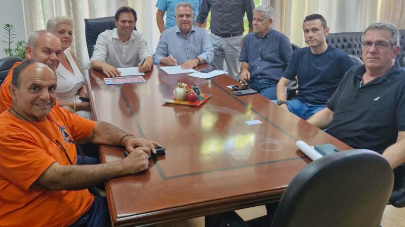 Ο Δίοπας συνδράμει στη μάχη των πυρκαγιών στον Δήμο Θερμαϊκού