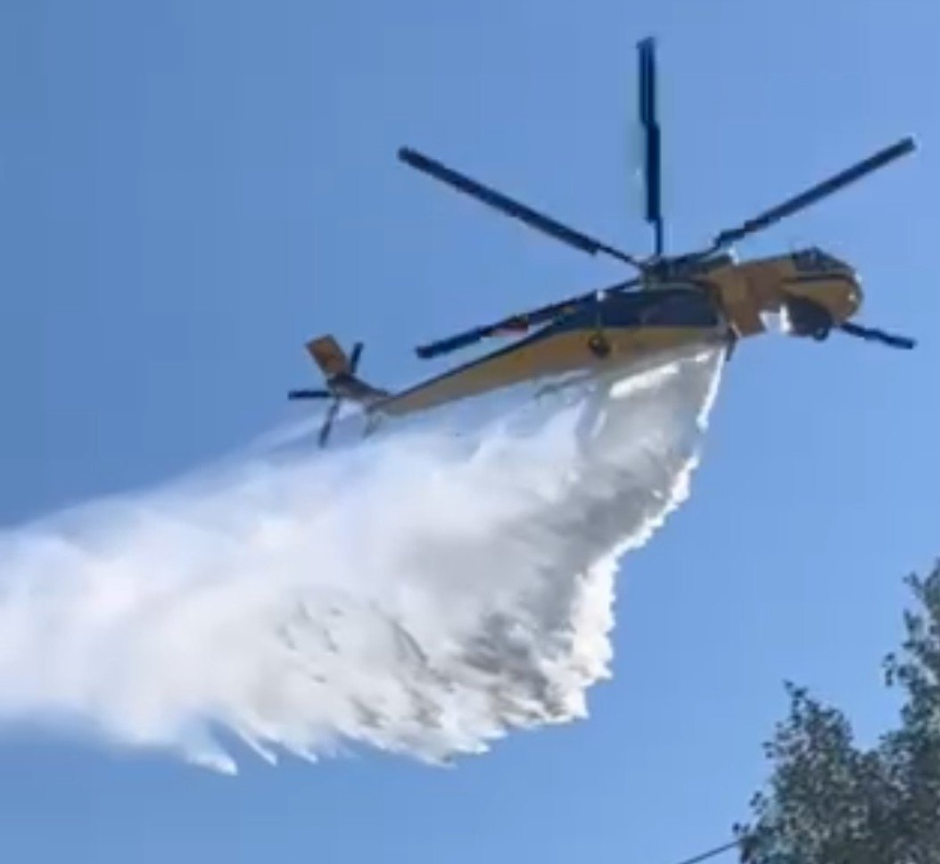 Καταλυτικός ο ρόλος του ελικοπτέρου στη φωτιά των Ν. Επιβατών (ΒΙΝΤΕΟ)