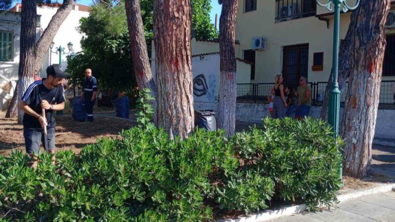 Αλλαξε όψη η Κερασιά από εθελοντές που καθάρισαν το χωριό (ΦΩΤΟΡΕΠΟΡΤΑΖ)