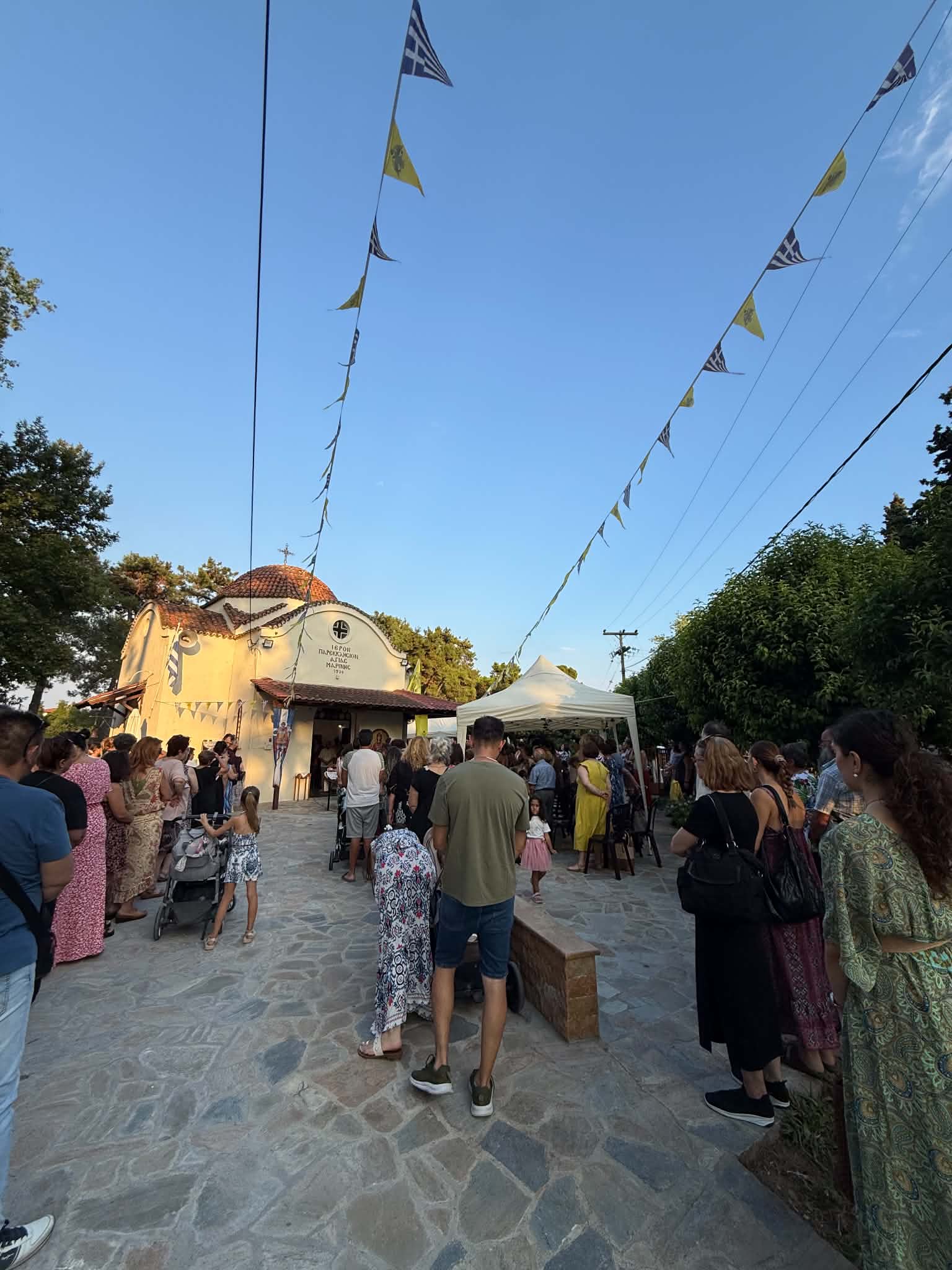 Παραλία Επανομής: Κατάνυξη και ευλάβεια στην Αγία Μαρίνα (ΦΩΤΟΡΕΠΟΡΤΑΖ)