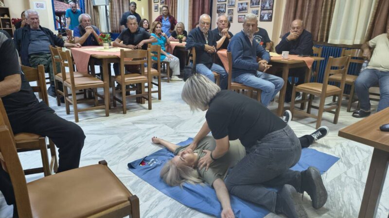 Εκπαίδευση άμαχου πληθυσμού στο Αγγελοχώρι (ΦΩΤΟΡΕΠΟΡΤΑΖ)