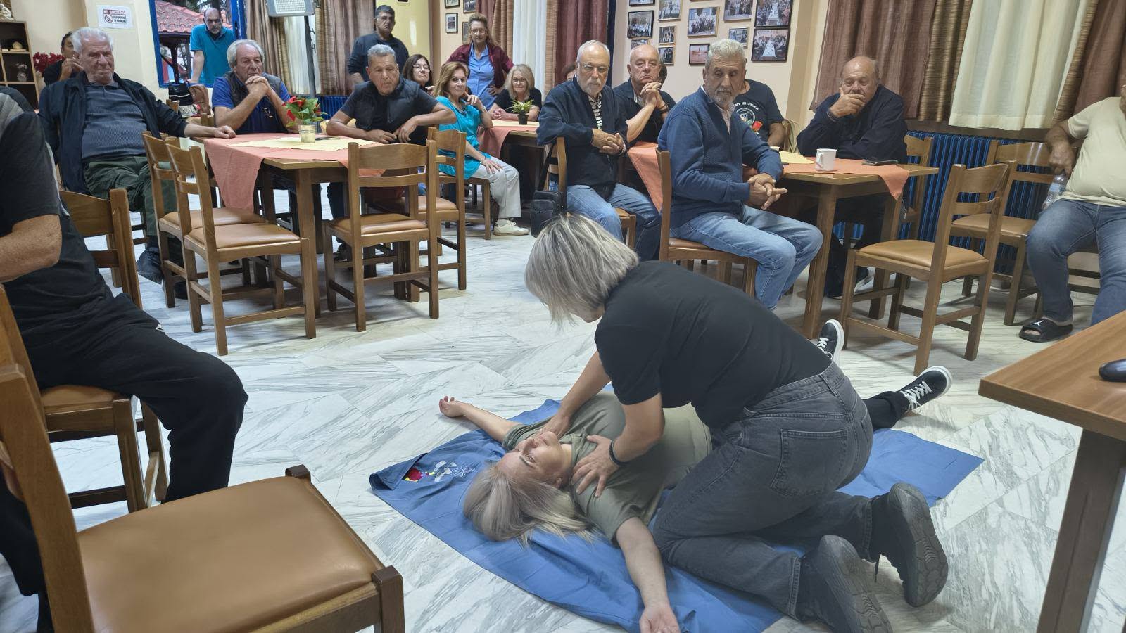 Εκπαίδευση άμαχου πληθυσμού στο Αγγελοχώρι (ΦΩΤΟΡΕΠΟΡΤΑΖ)