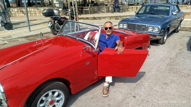 Παράταξη κλασικών αυτοκινήτων στη Περαία (ΦΩΤΟΡΕΠΟΡΤΑΖ)