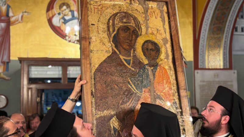 Η Παναγιά της Μηχανιώνας επέστρεψε στο Θρονί Της (ΦΩΤΟΡΕΠΟΡΤΑΖ+ΒΙΝΤΕΟ)